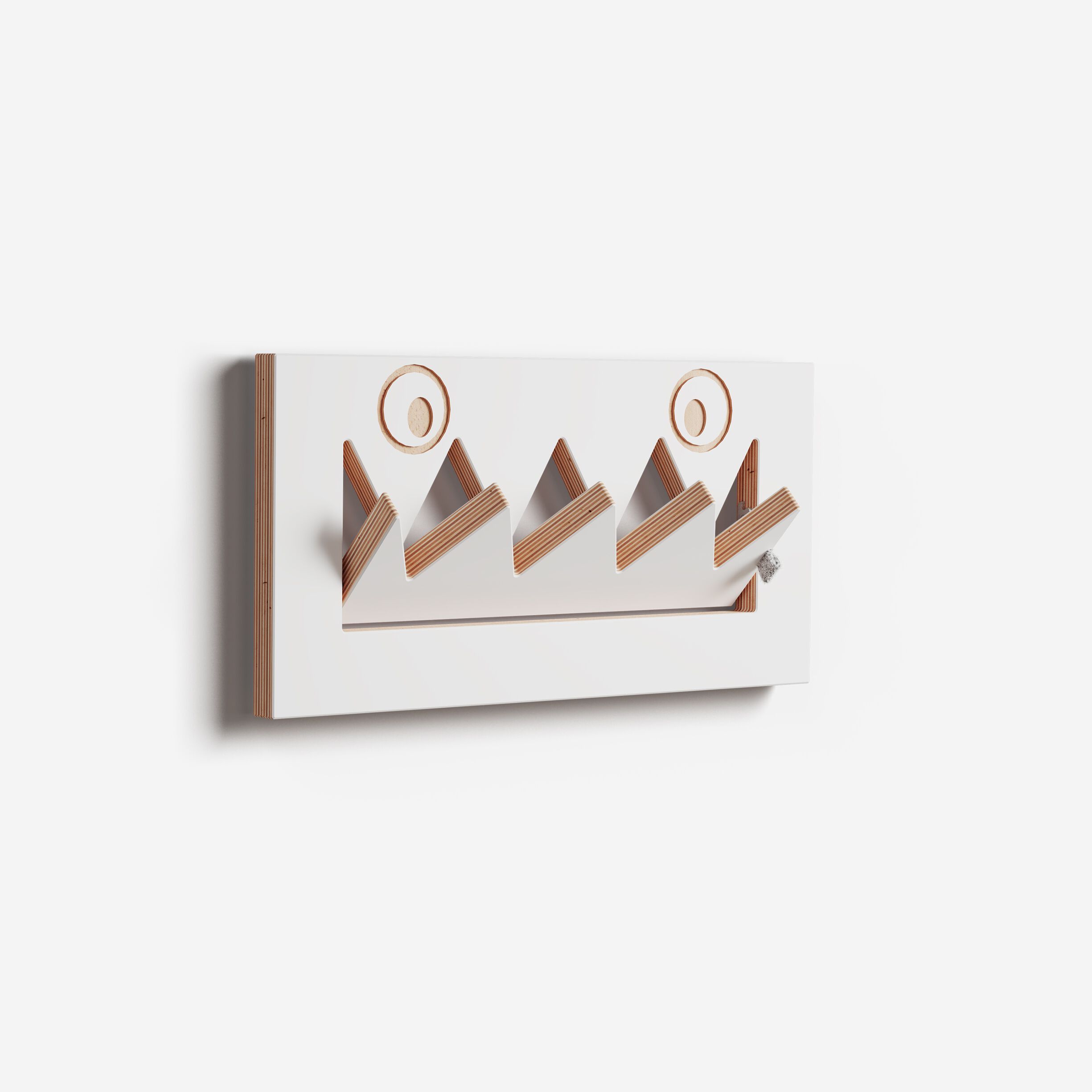 Вешалка для одежды из фанеры AMBIVALENZ Fläpps Monsterhäng 40x20-1 ARCH-00117341 - Вид №1