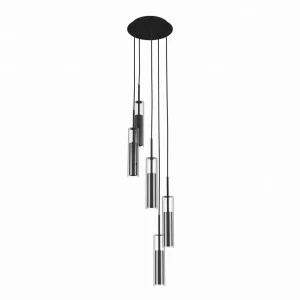 Подвесная люстра Lightstar Cilino 756057 LIGHTSTAR ДИЗАЙНЕРСКИЕ, CILINO 118161 Черный