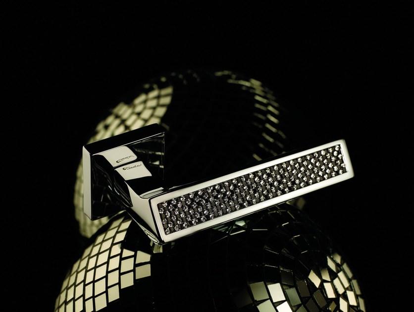 LINEA CALI' Ручка с кристаллами swarovski® на пластине Riflesso black sun-id-1451676 - Вид №1