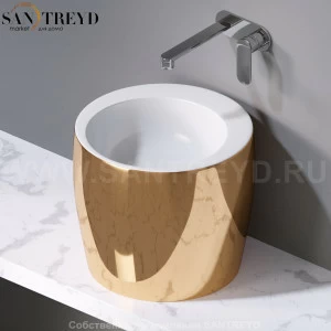 L101250 Накладная раковина на столешницу  круглая A. e T. Italia TOTEM