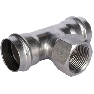 Тройник переходной Rommer 1"x35 мм ВПр-ВР нержавеющая сталь