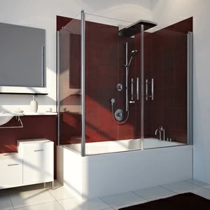 Шторка на ванну 90-100x120-130 GV-603B GUTEWETTER LUX PART