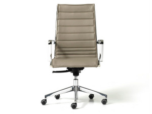 5-спицевое кожаное офисное кресло