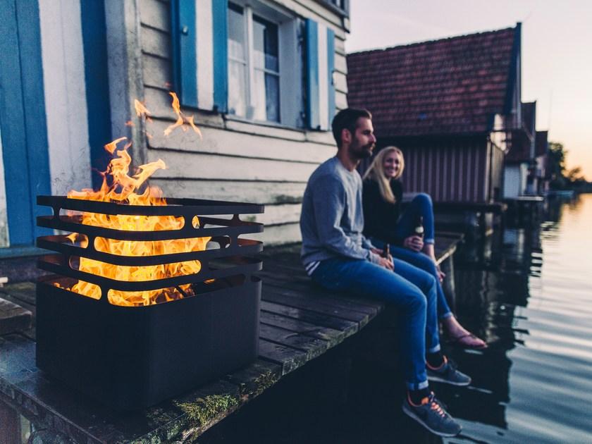 höfats Чаша для барбекю / огня из стали с порошковым покрытием Cube 020101 - Вид №5