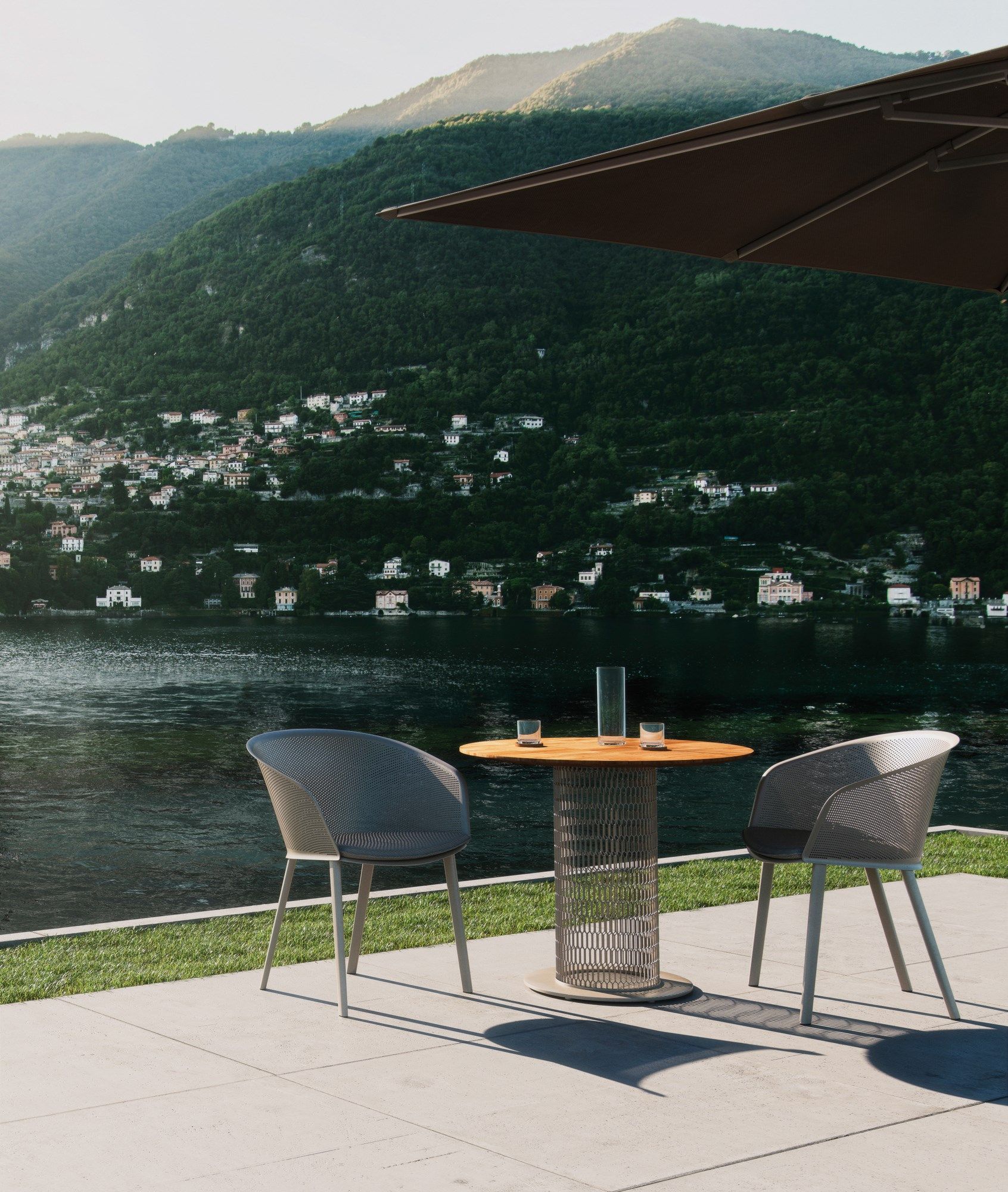 Алюминиевый садовый стул Kettal печать ARCH-00131684 - Вид №4