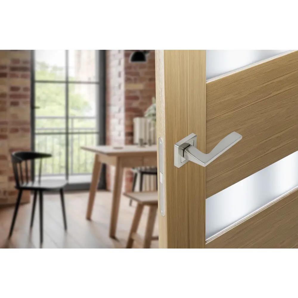 EDSON Дверные ручки EDS-142H-Q1 в стильном никелевом исполнении 85168731 STLM-0059352 - Вид №8