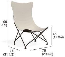 RODA Садовое кресло из ткани Lawrence sun-id-1380878 - Вид №8