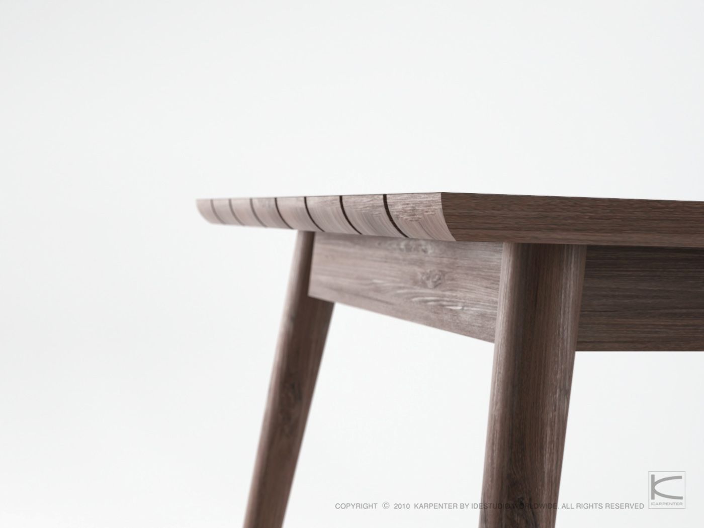 Прямоугольный садовый стол из тикового дерева KARPENTER Vintage Outdoor ARCH-00135621 - Вид №3