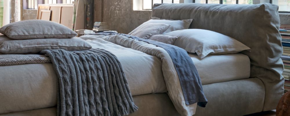 Кровать двуспальная 160х200 серая Sharpei DORELAN SHARPEI 052401 Коричневый  - Вид №3