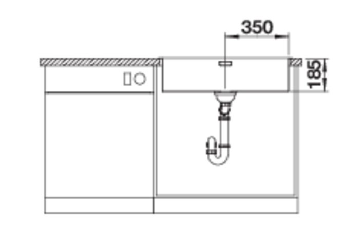 526127 Кухонная мойка Blanco Solis 700-IF/A  Blanco Solis  - Вид №4