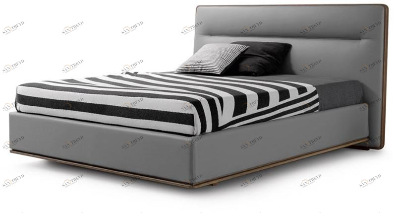 ZANETTE Двуспальная кровать с мягким изголовьем sun-id-1423218