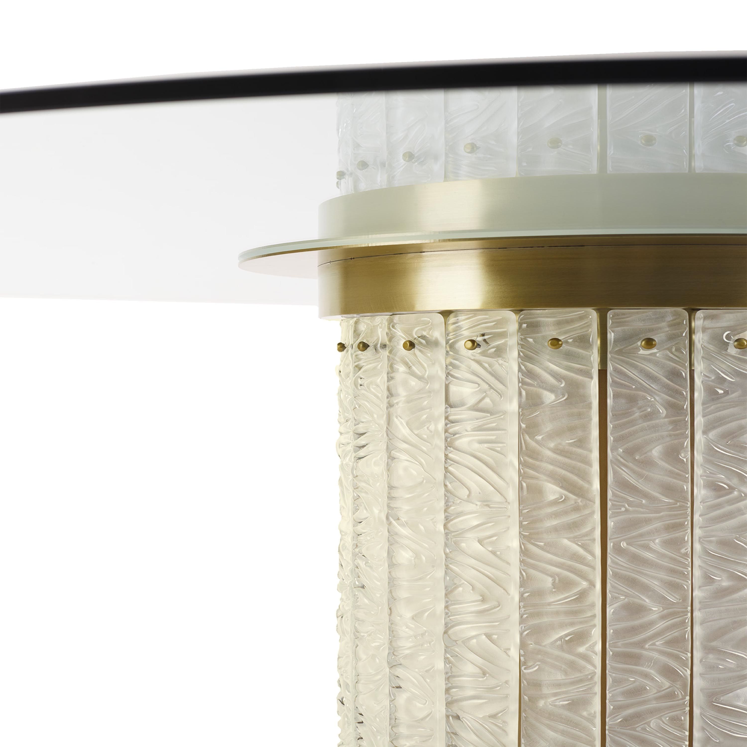 Круглый стеклянный стол для гостиной MARIONI ARCH-00071352