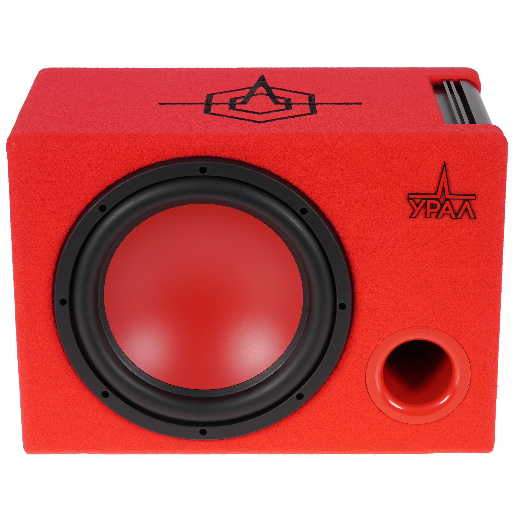 9958178 Автосабвуфер активный Ural АС-У12А Красный STDN-0130519 - Вид №1