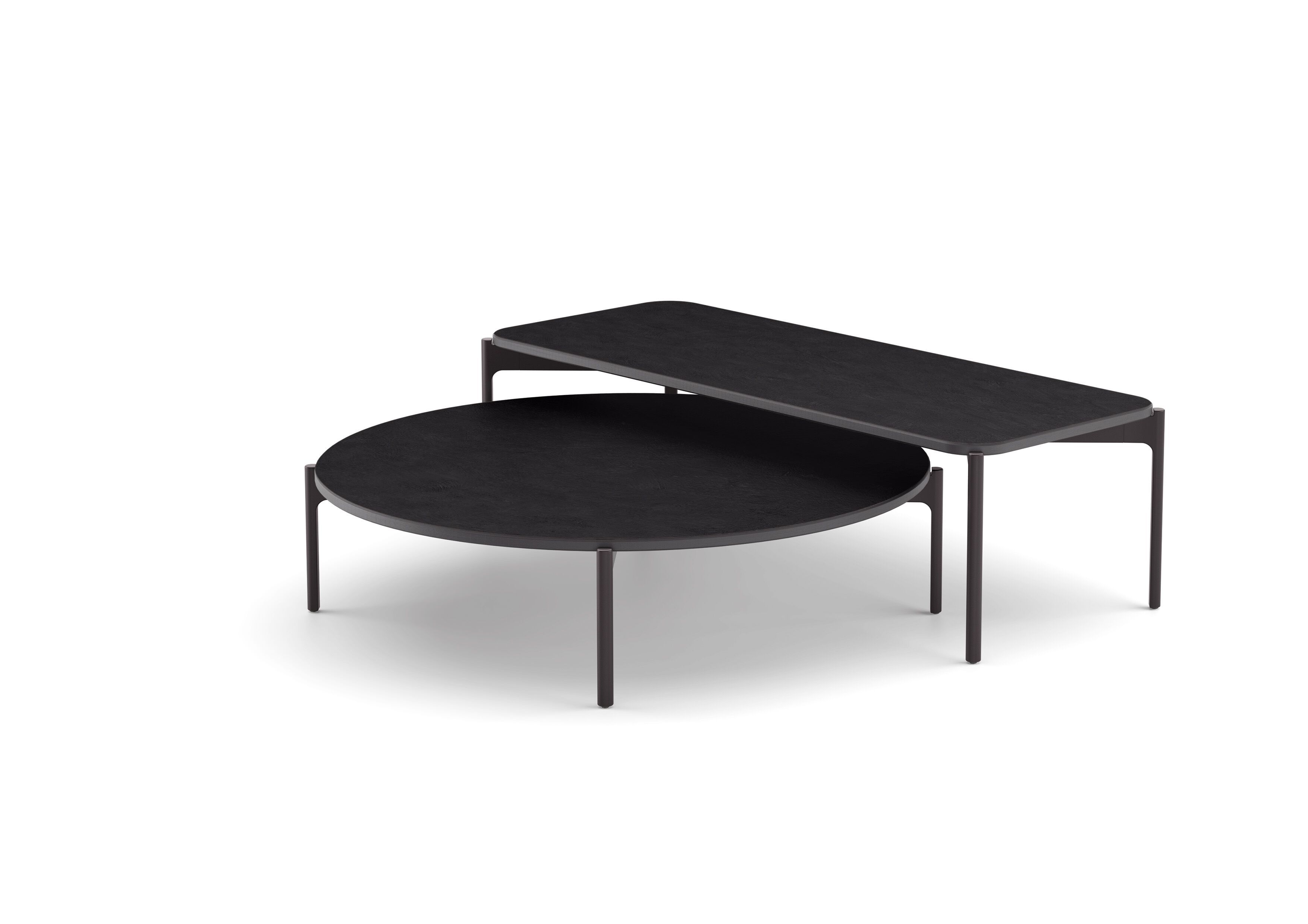 Круглый алюминиевый журнальный столик с порошковым покрытием HPL Top DEDON IZON ARCH-00138838 - Вид №3