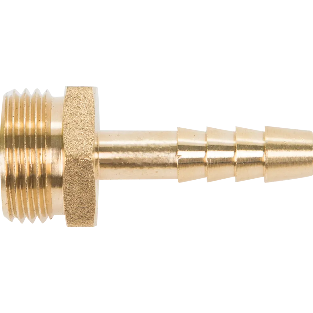 Латунный штуцер BOUTTE для шланга 3/8" x 6 мм с наружной резьбой 11677076 STLM-0001381