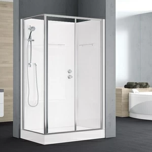 Novellini. Душевая кабина 100x80 см 2P STANDARD без крыши ALBA