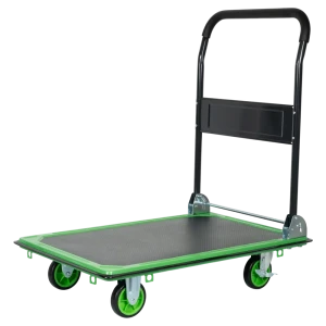 Тележка платформенная с ручкой сталь 910x610x1000 мм максимальная нагрузка 300 кг
