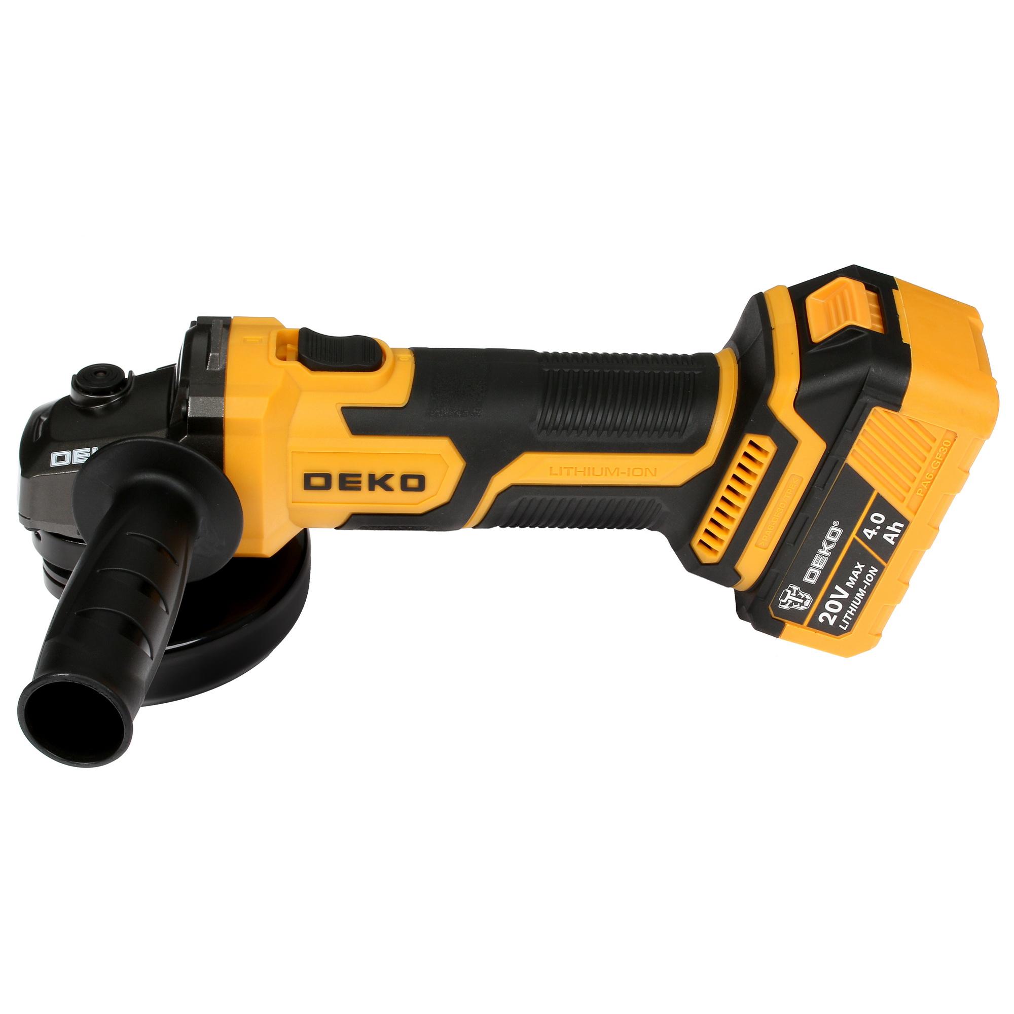 Углошлифовальная машина (УШМ) DEKO DKAG20-125 MAX 20V 5059950 STDN-0066988 - Вид №3