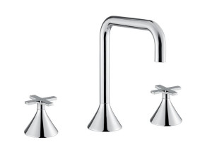 Смеситель для раковины из хромированной латуни