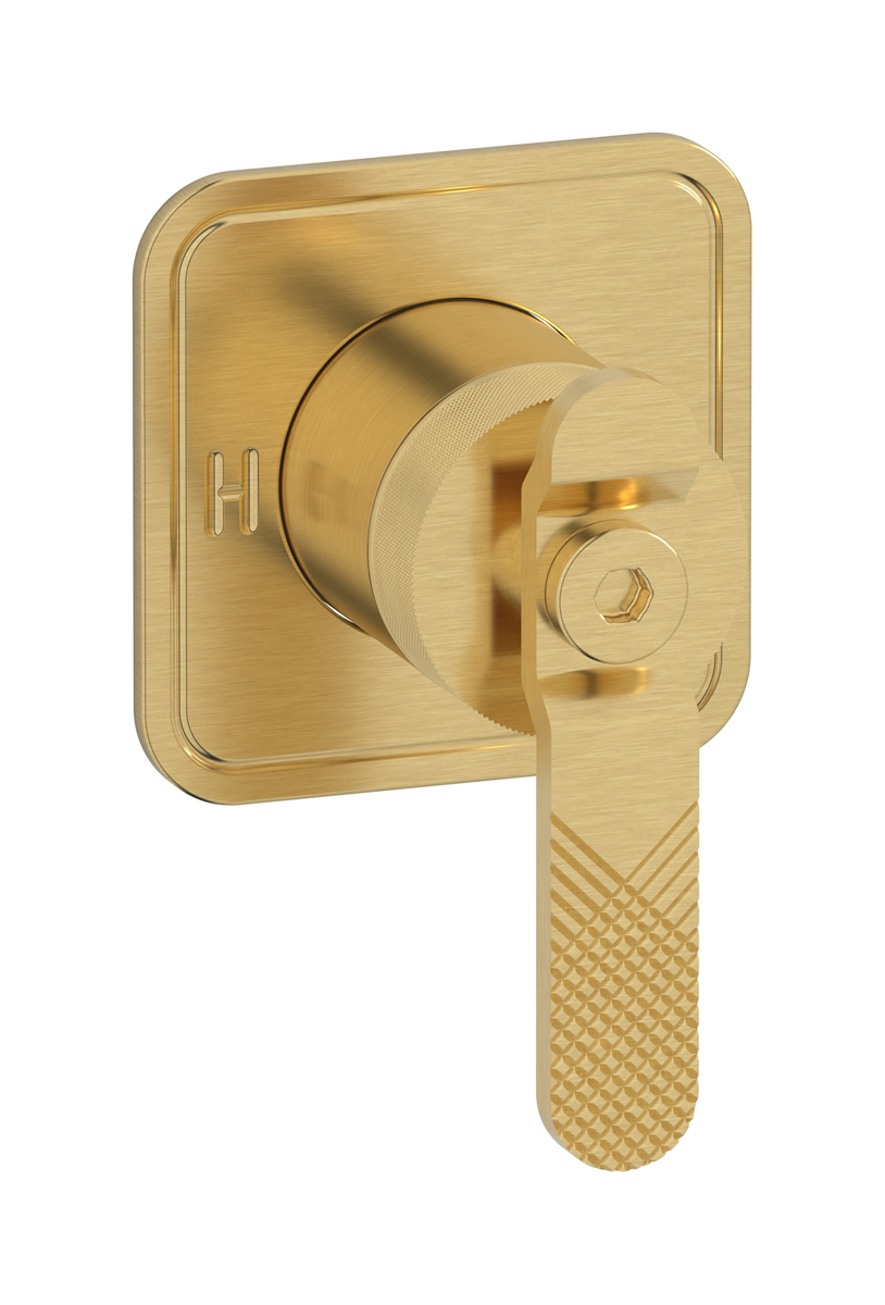 Внешние части встроенного смесителя на 1 потребителя WE ARE IB b2300os Brushed Gold Bold