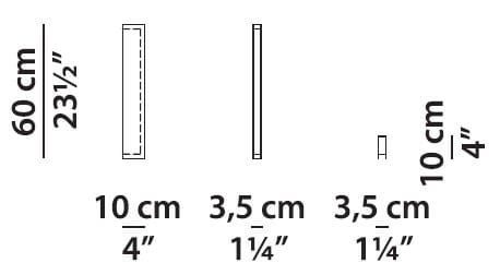 Латунный светодиодный настенный светильник Baxter Blade ARCH-00016176 - Вид №3