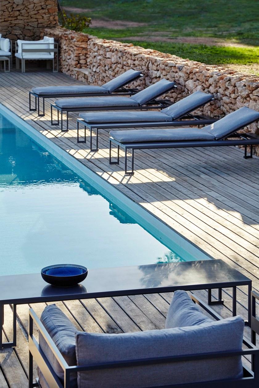 GANDIABLASCO Прямоугольный алюминиевый садовый столик Jian sun-id-1498067 - Вид №8