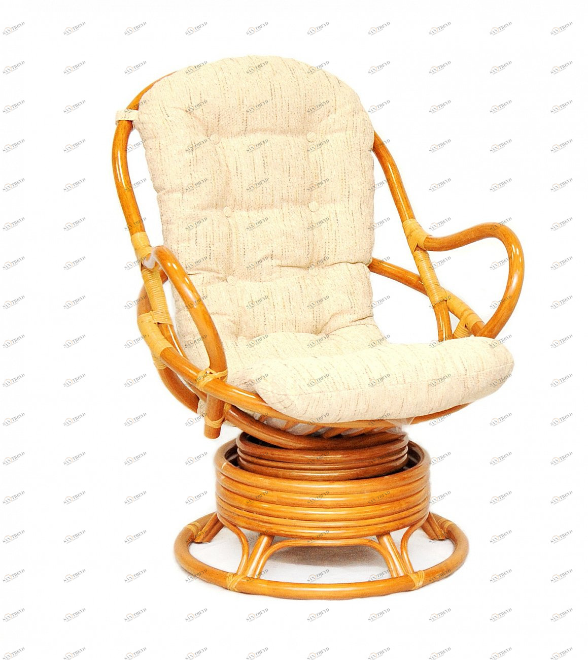 Кресло для отдыха бежевое Classic ЭКО ДИЗАЙН ПЛЕТЕНАЯ 009675 Бежевый 