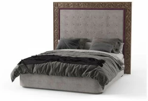 DWFI Высокое изголовье из алькантары® для двуспальной кровати  00002427