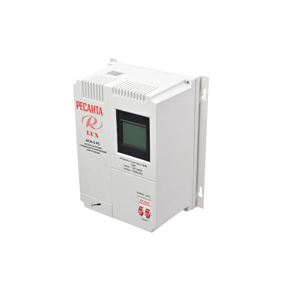 Стабилизатор напряжения Ресанта АСН-3 РС 3 кВт STLM-2068812