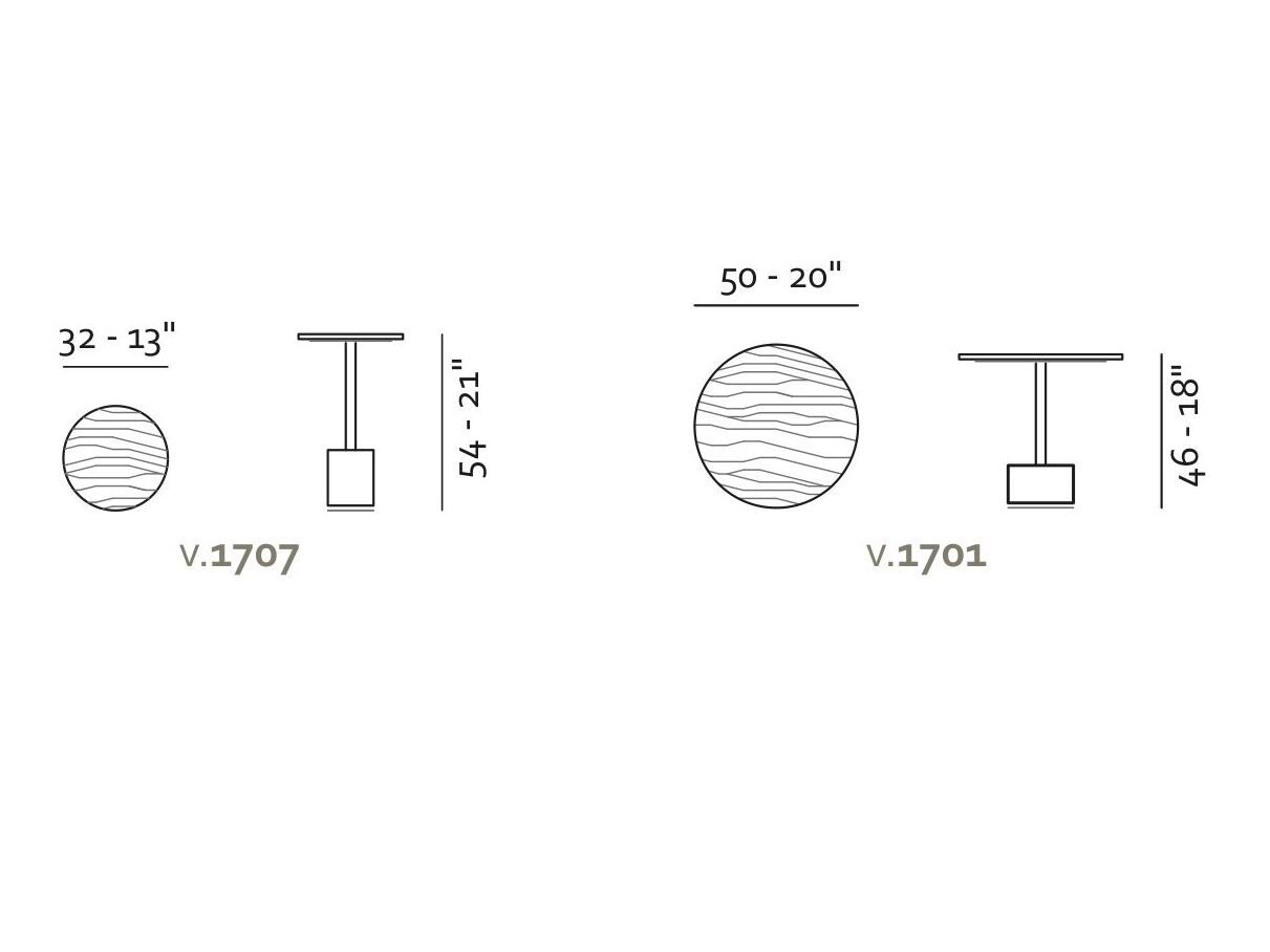 Деревянный круглый журнальный столик Max Divani MANFI ARCH-00083646 - Вид №2