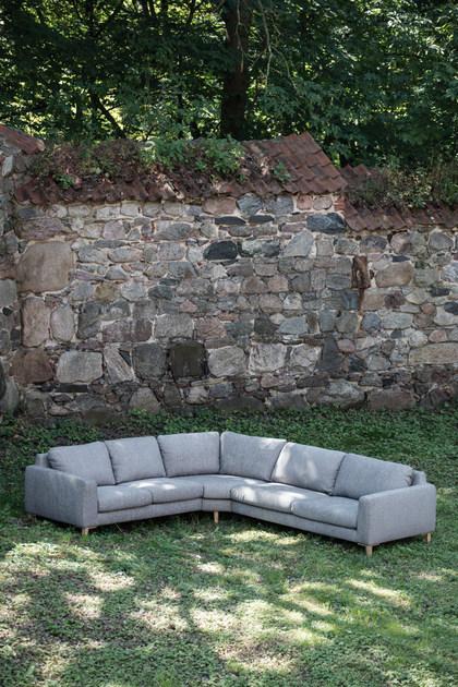 Sits 5-местный угловой диван с тканевой обивкой Malin sun-id-1463351 - Вид №1