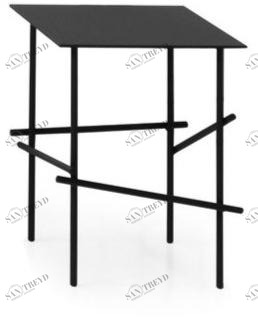 Moroso Квадратный стальной журнальный столик Shanghai tip sun-id-1432129