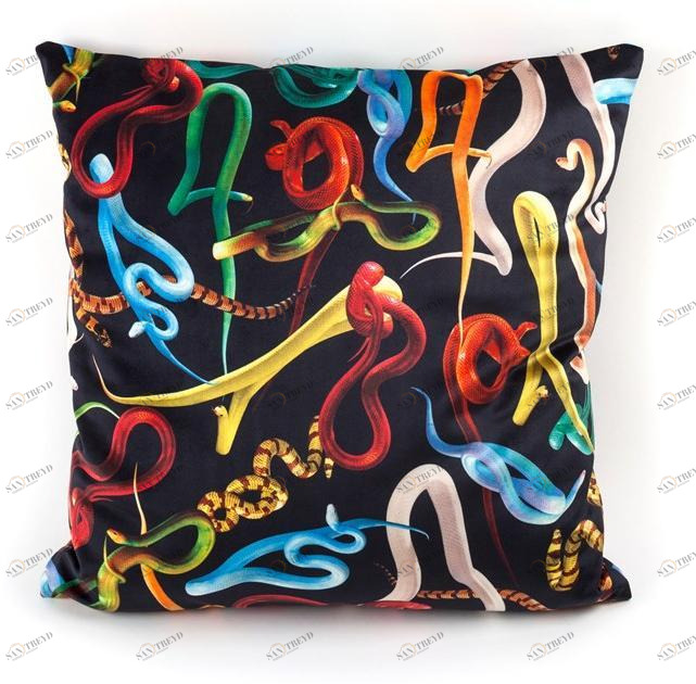 Seletti Подушка из ткани квадратная Seletti wears toiletpaper sun-id-1345398