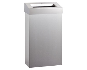 KSP106 Ведро с открытой крышкой STELLA SLIM, вместимость 27 л, полированная сталь Merida