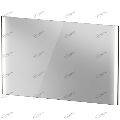 XV70340B2B2 Зеркало с подсветкой, версия "Sensor" Серии/XViu #XV7034 1220 x 40 мм Black Matt Duravit