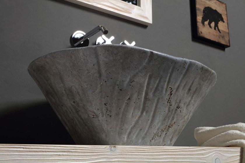 Trr01t Подвесная раковина настенная овальная Horganica Terra белая - Вид №10