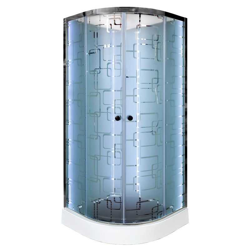 ЕМ4590 с электрикой (эл.) Душевая кабина DETO Серия EM ЕМ1590 N LED с гм. - Вид №30