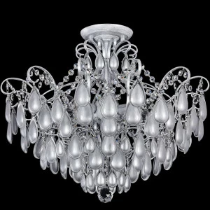 Потолочная люстра Freya Chabrol FR2302CL-06S FREYA ДИЗАЙНЕРСКИЕ, CHABROL WHITE SILVER 184171 Серебро