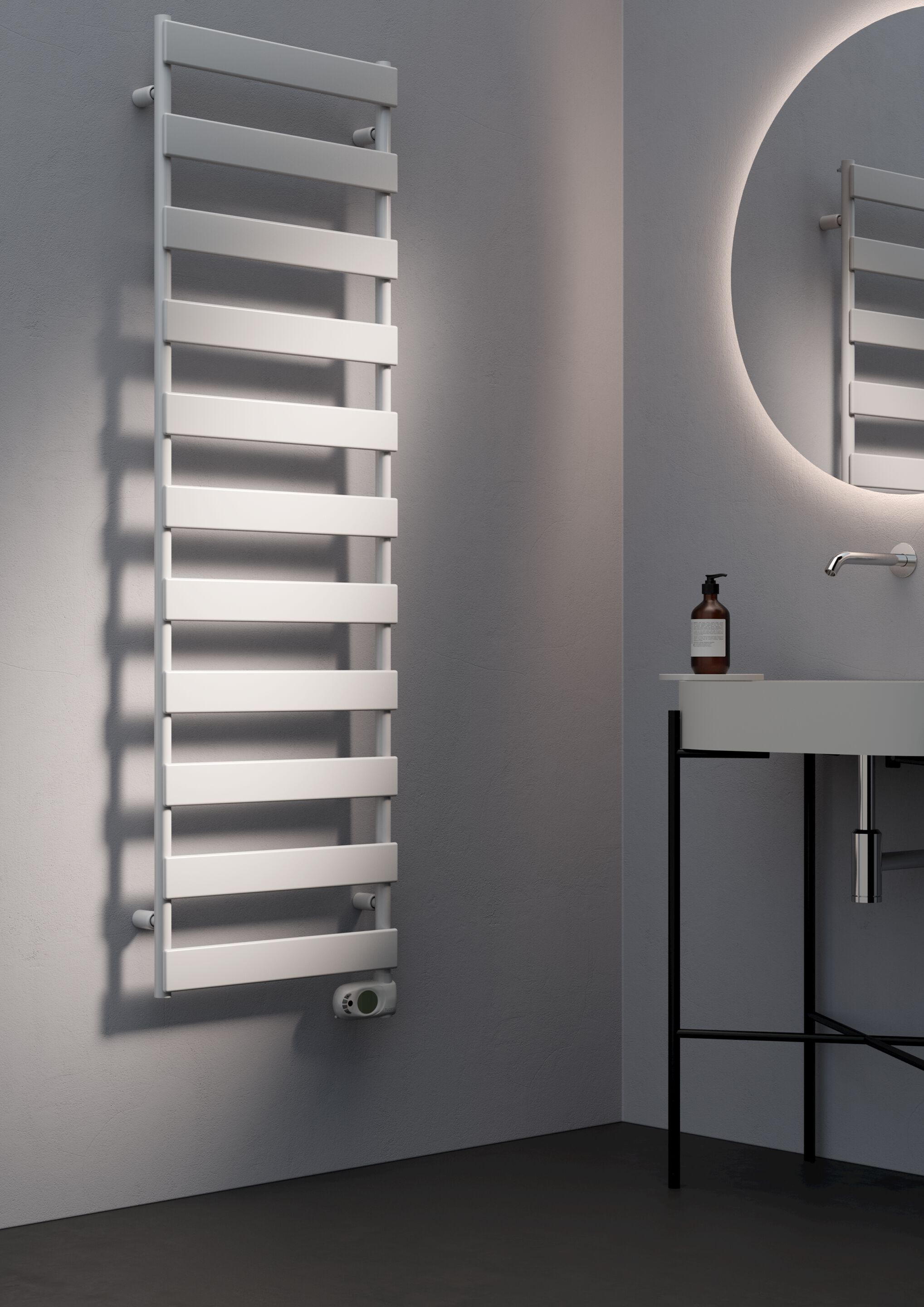 Настенный полотенцесушитель из углеродистой стали Tubes основы ARCH-00032580 - Вид №2