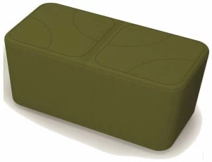 Luxy Прямоугольный пуф с обивкой Puzzle