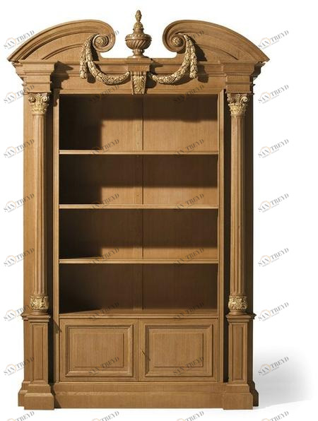 OAK Открытый книжный шкаф из дуба Galleria sun-id-1387697