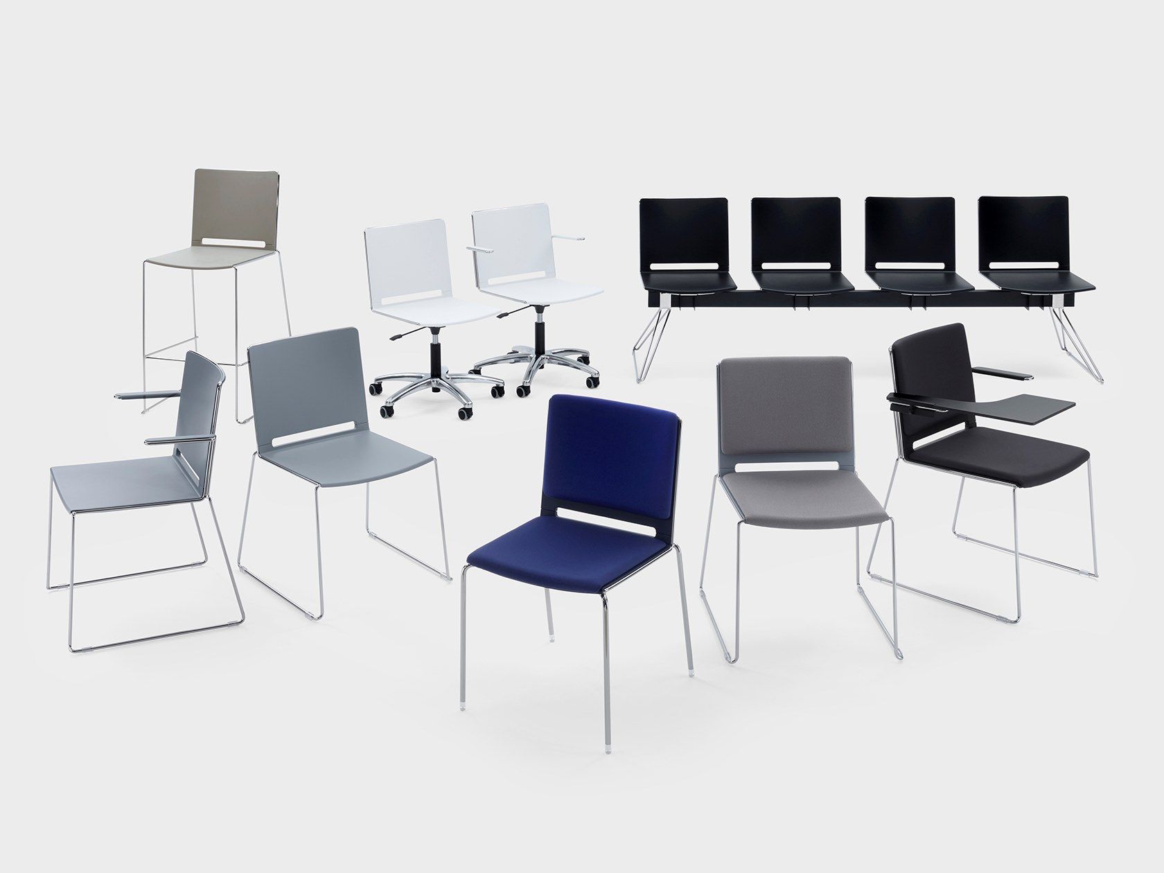 5 спиц Пластиковый поворотный операционный стул Viganò Daisy ARCH-00063971 - Вид №1