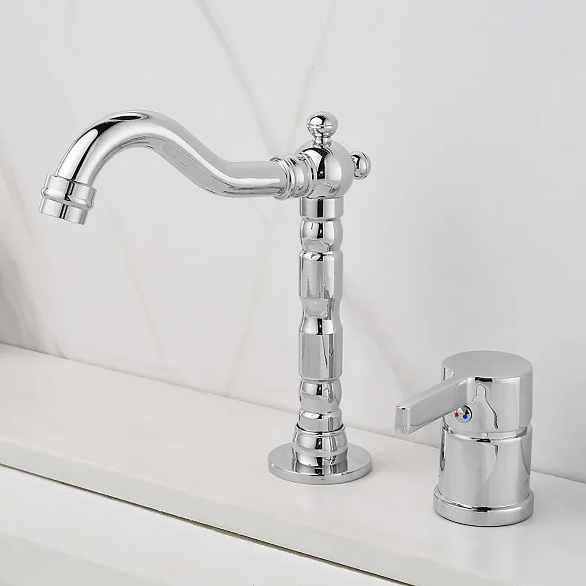 Однорычажный смеситель для раковины с 2 отверстиями Fontana Showers CARONA ARCH-00100329 - Вид №1