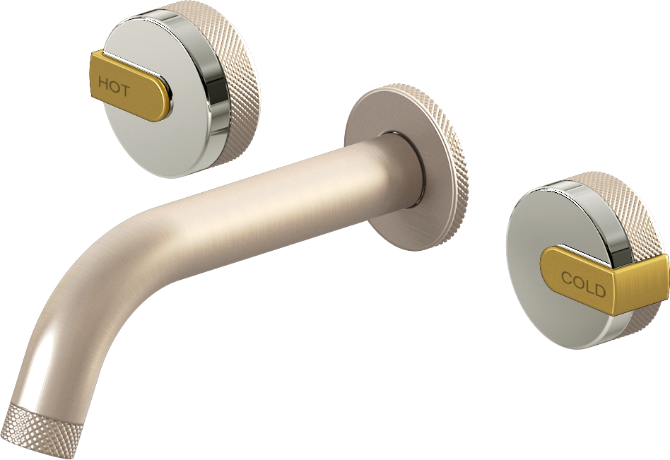 E-11530-R1PC-L1BAU-SN Смеситель для умывальника из 19,1см носикем (внешняя часть) GRAFF MOD+