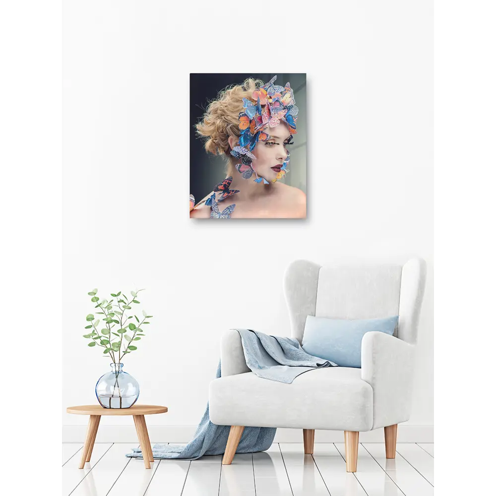 Картина на стекле Модель и бабочки AG 40-211 40x50 см POSTERMARKET STLM-2129206 - Вид №5