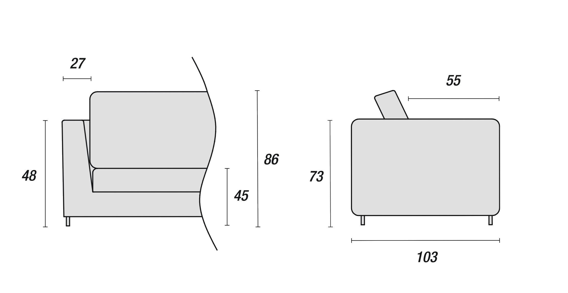 Ткань диван Ditre Italia ATLANTIS ARCH-00035005 - Вид №21