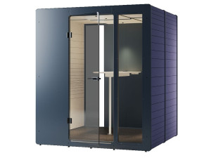 Акустическая офисная кабина со встроенным освещением