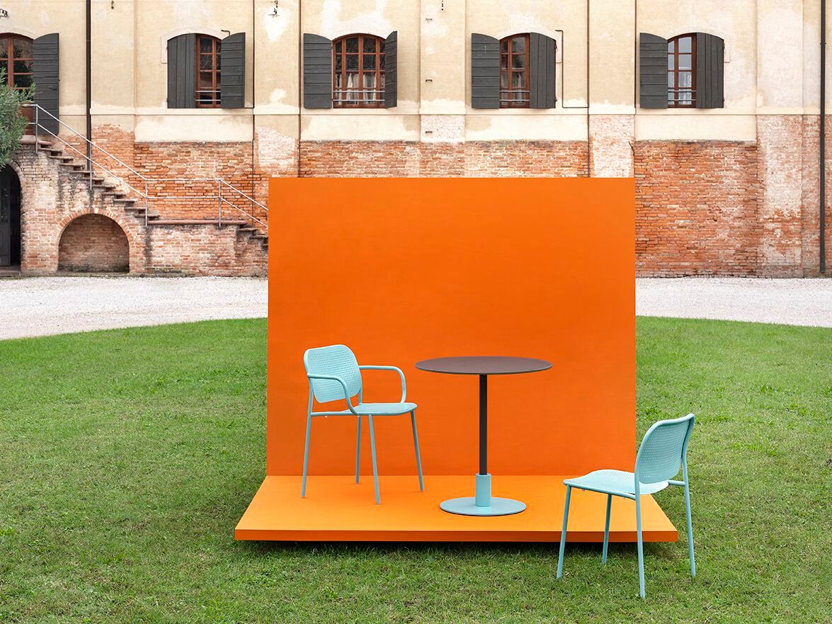 Окрашенный металлический стол для контракта TrabA' ECHO ARCH-00119686 - Вид №7