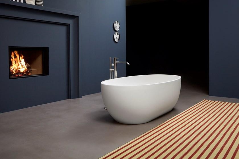 Antonio Lupi Design Отдельностоящая овальная ванна flumood® Antoniolupi sun-id-1496096 - Вид №1