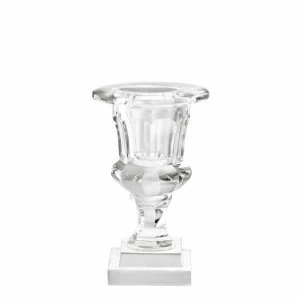 Подсвечник стеклянный прозрачный в виде чаши Corolle от Eichholtz EICHHOLTZ EICHHOLTZ 060310 Прозрачный